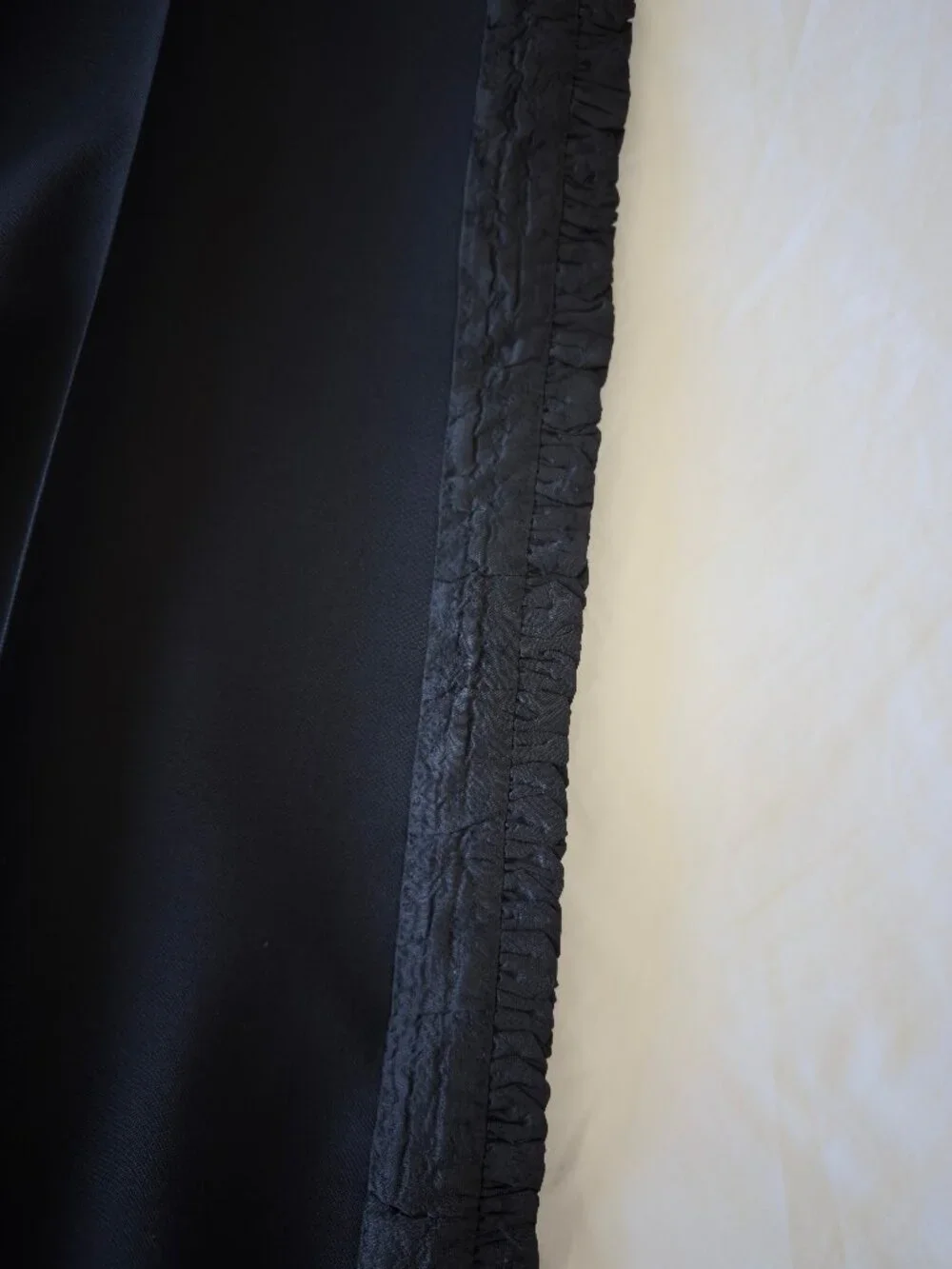 Acne Studios Black Wool Tuxedo-Style Flared Trousers (Waist 30